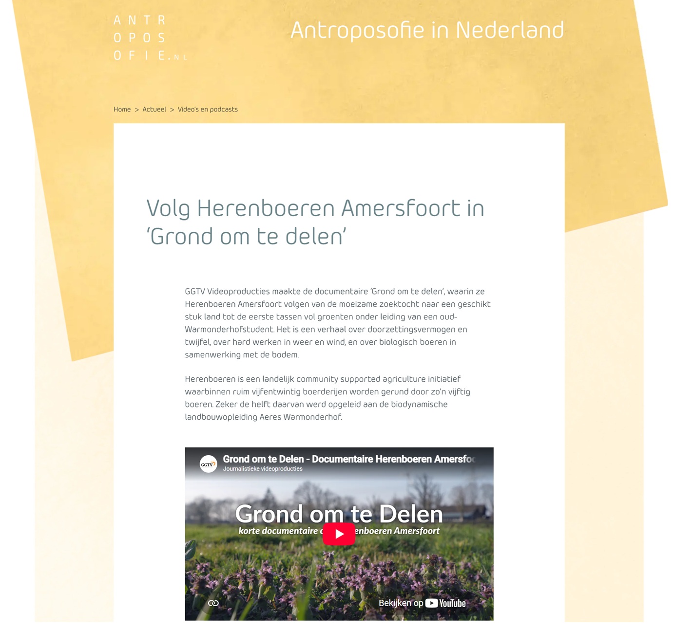 Antroposofie NL GOTD